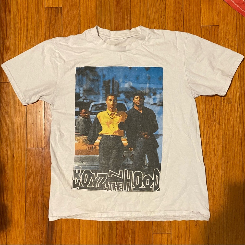 BOYZ N THE HOOD white t shirt